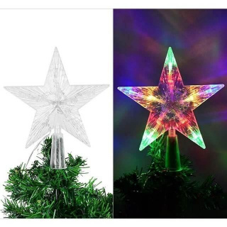 Vianočná svietiaca hviezda - farebné svetlo