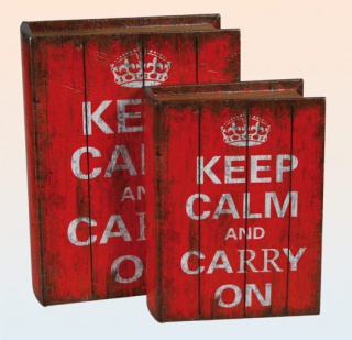 Retro schránky - kniha Keep Calm