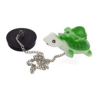 Vaňový špunt s plávajúcim zvieratkom na retiazke - korytnačka