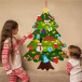 Nástenný vianočný stromček na ozdobenie
