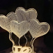 Dekoratívna 3D lampa - srdiečka