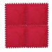 Puzzle koberček - 6 ks - červený