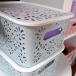 Úložný box s vekom veľký - modrý