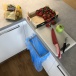 Závesný odpadkový kôš - s vekom