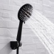 Designová sprchová sada - čierna