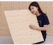 3D tapeta - svetlé drevo